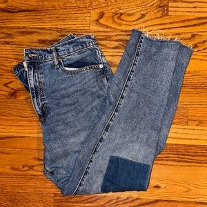 Stylish Patchwork Denim Jeans